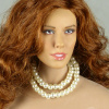 Nouveau Toys 1/6 Scale Female White Pearl Double Loop Necklace